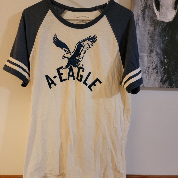 American Eagle Outfitters Other - Vintage American Eagle Outfitters Classic Fit, Cotton Blend, Blue & White, Sz M